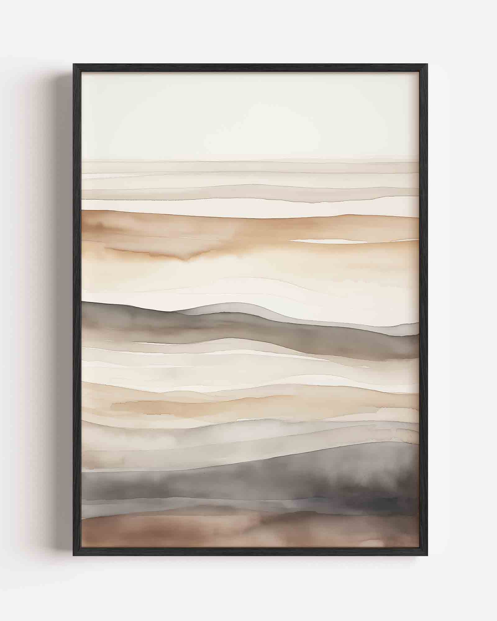 Horizontale lagen Poster