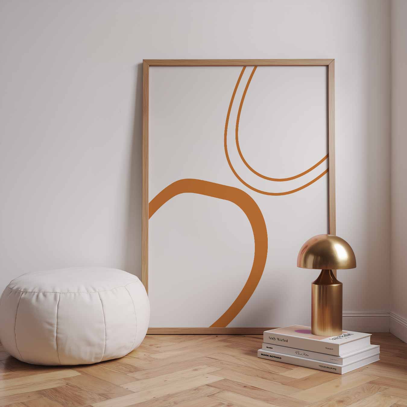 Moderne Abstracte Vormen Poster-WallArtistic