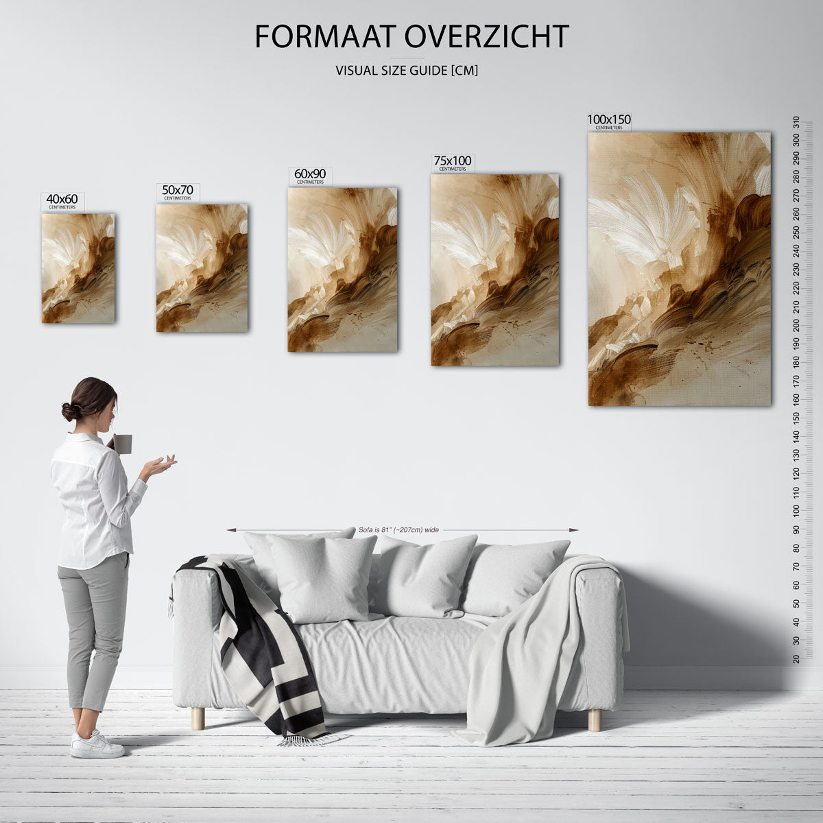 Organische vormen Kunstwerk