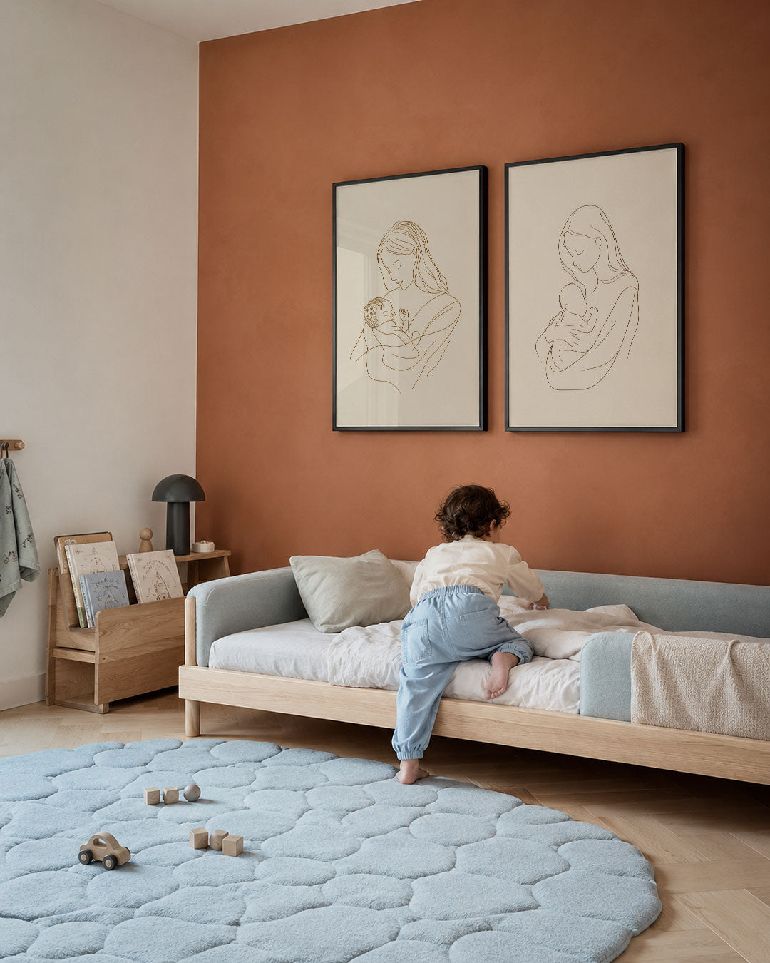 Lijnen en omhelzing Posterset