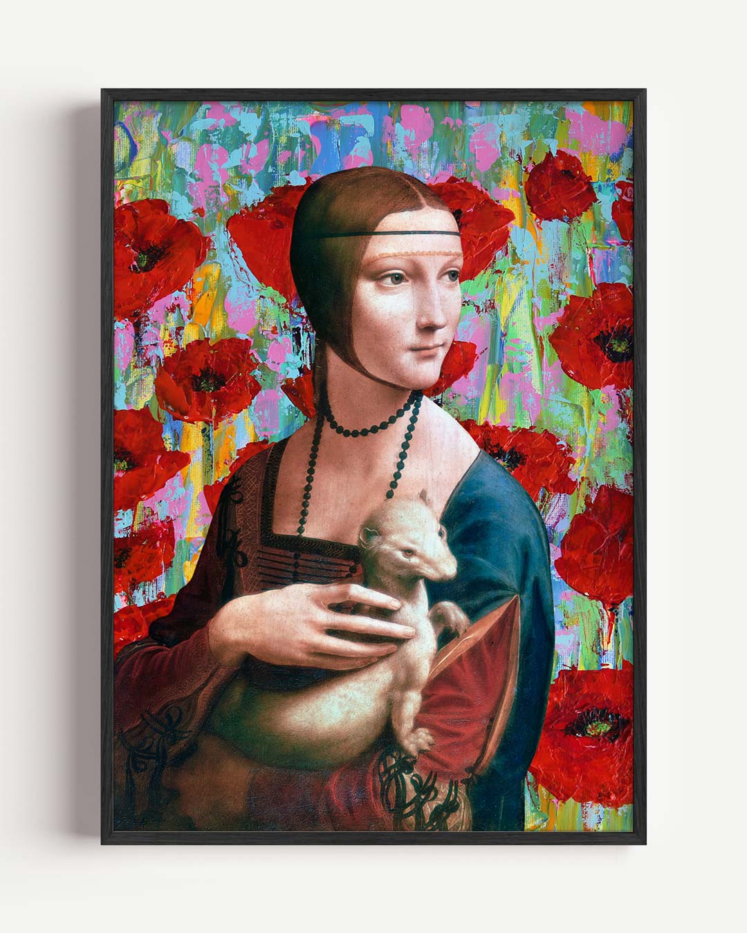 Vrolijke Renaissance Popart Poster-WallArtistic