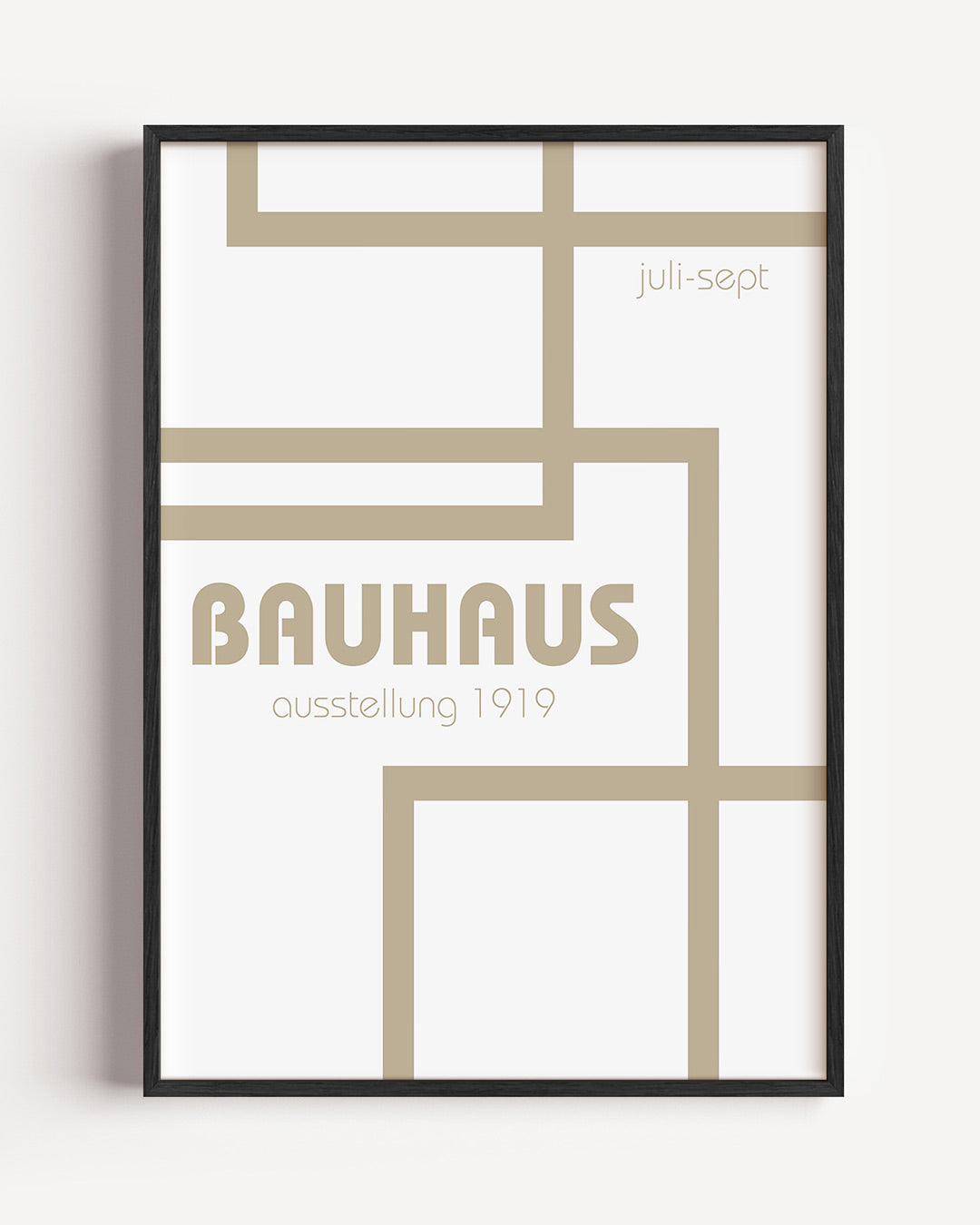 Lijnen en vlakken Poster