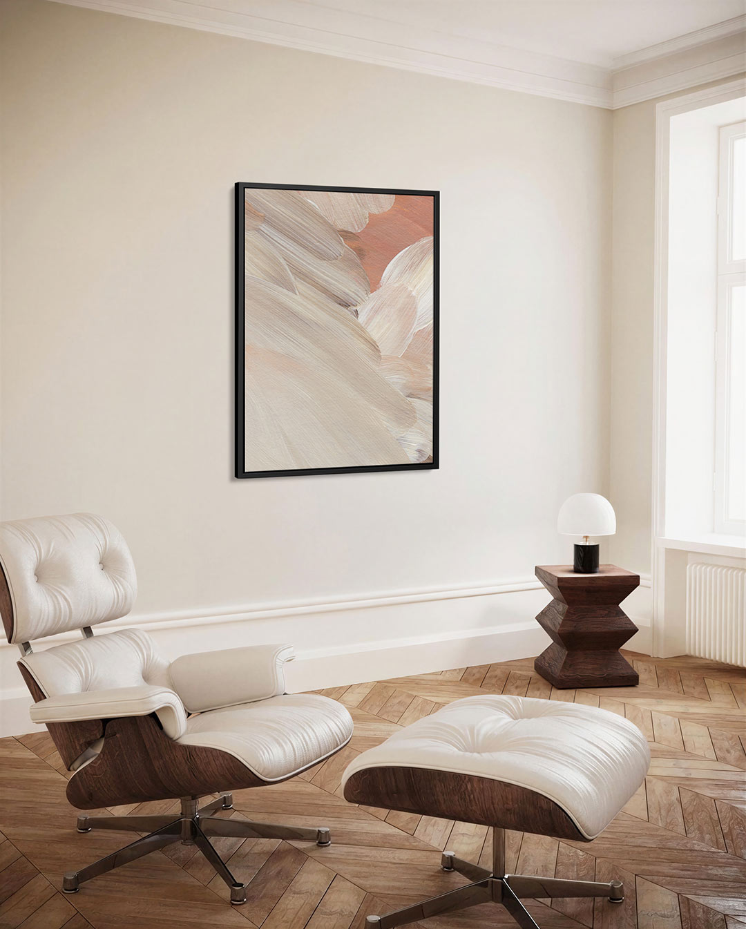 Zachte penseelstreken Kunstwerk