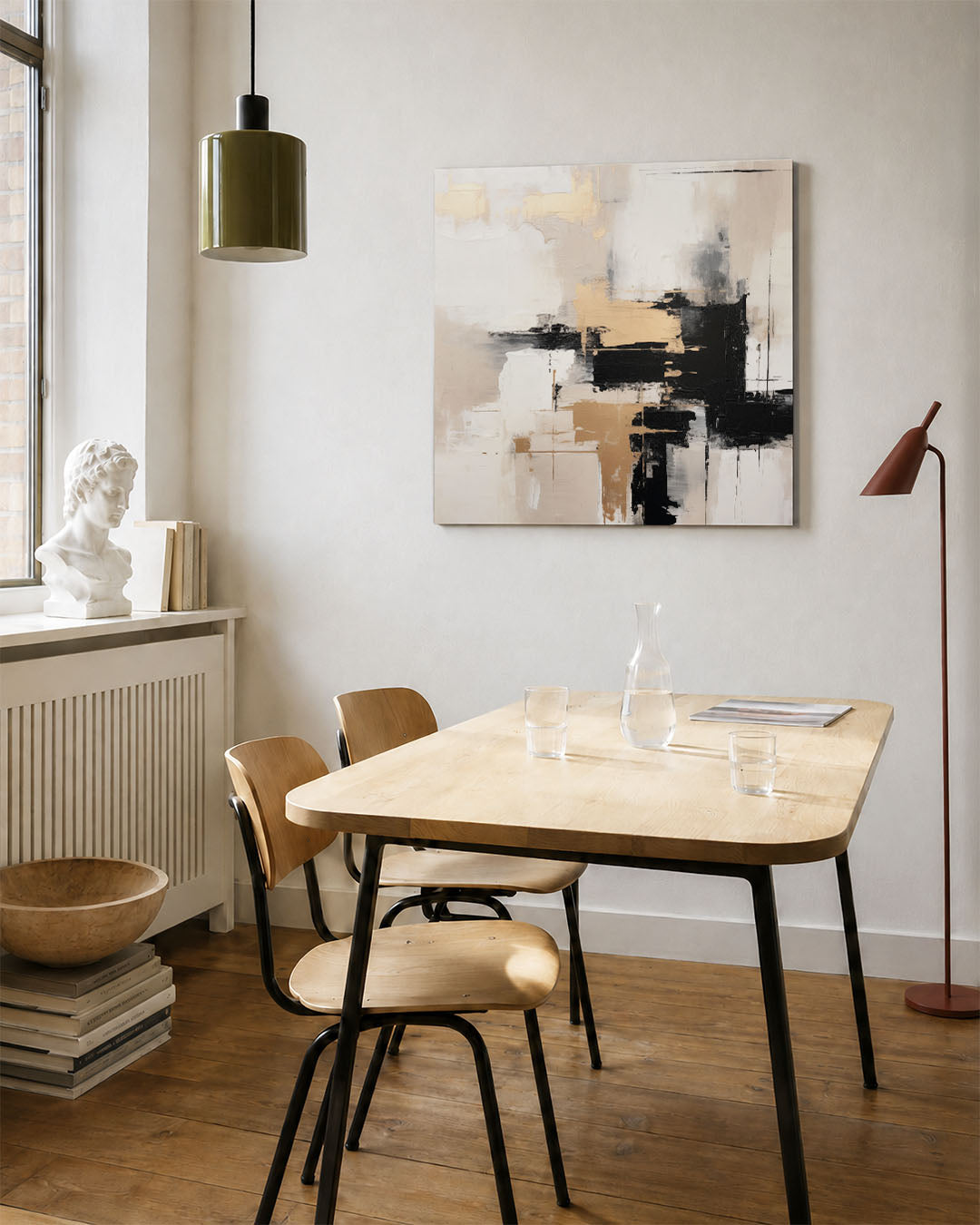 Dynamische vlakken Kunstwerk