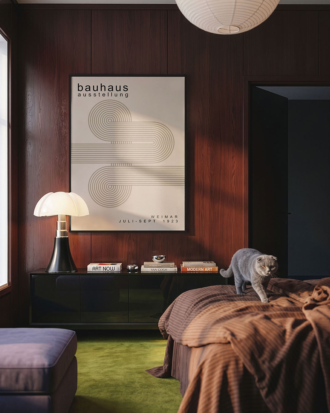 Lijnenspel en vormen Poster