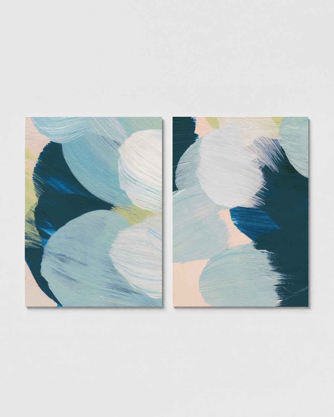 Kleurige vormenmix Posterset