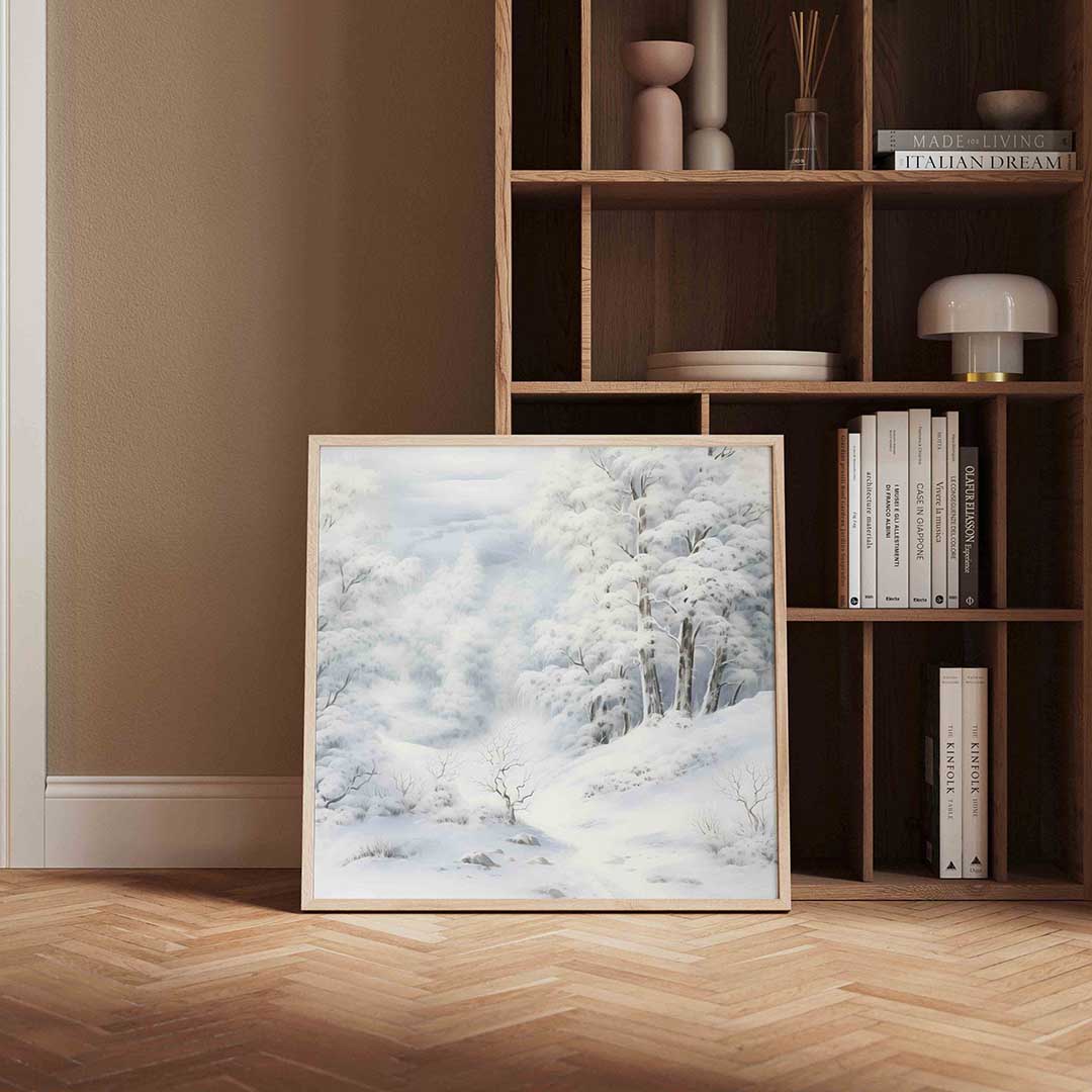 Winterlandschap Poster