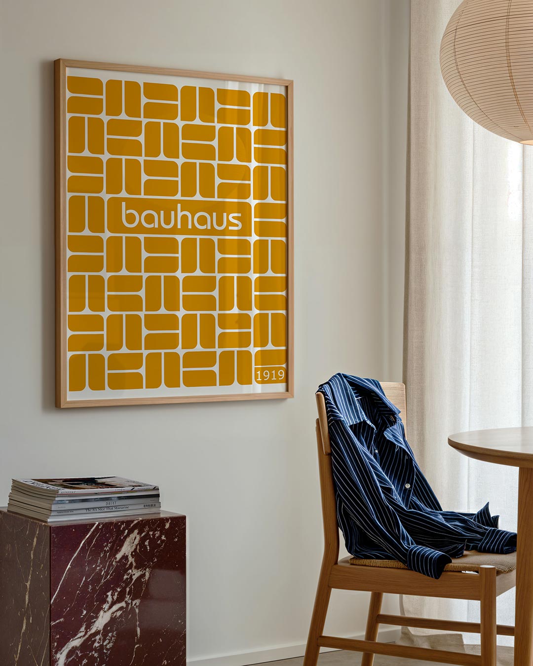 Vormpatroon en kleur Poster