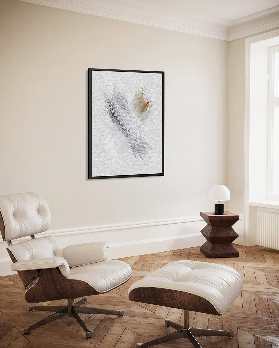 Abstracte Kunstwerk