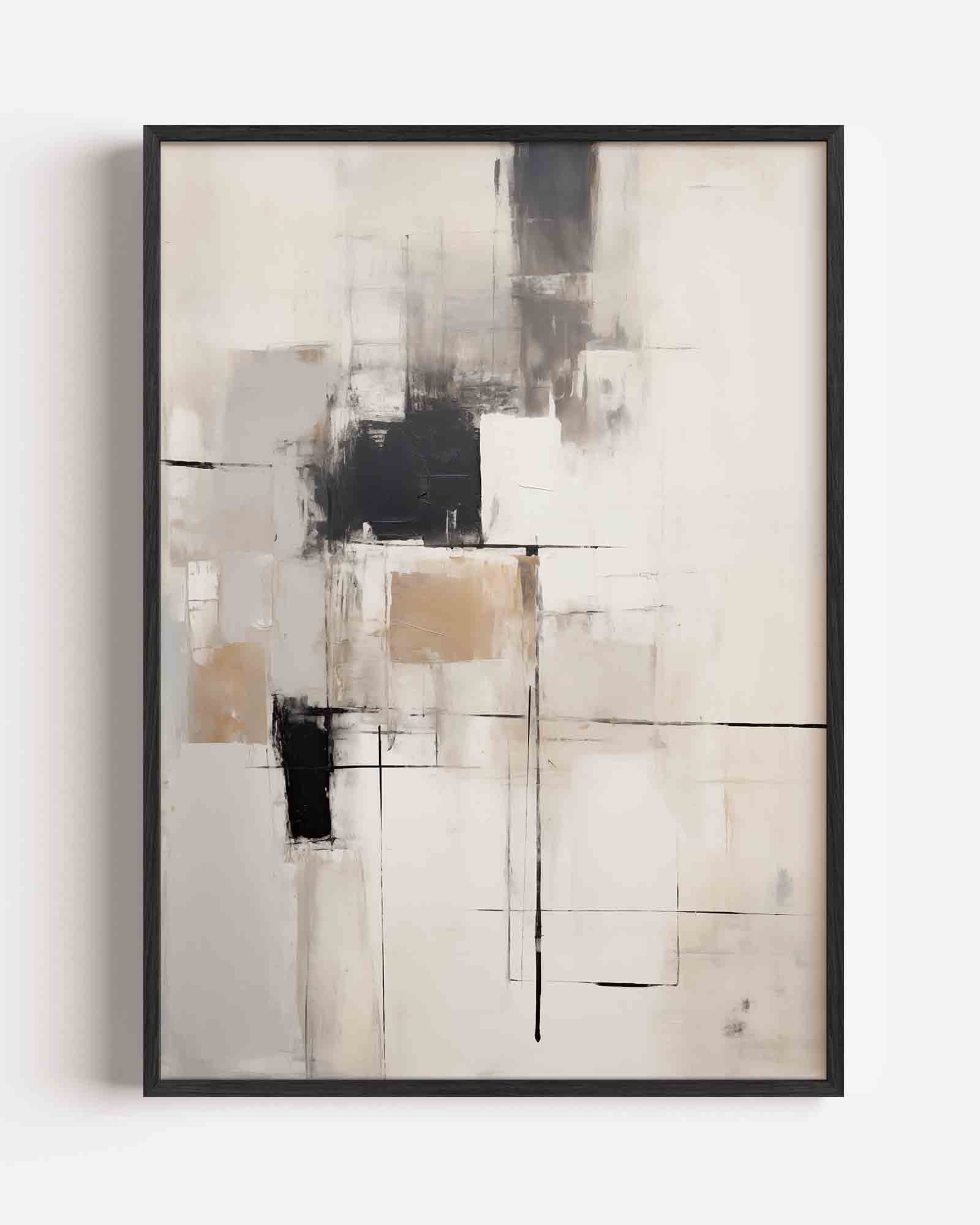 Abstracte lijnen Poster