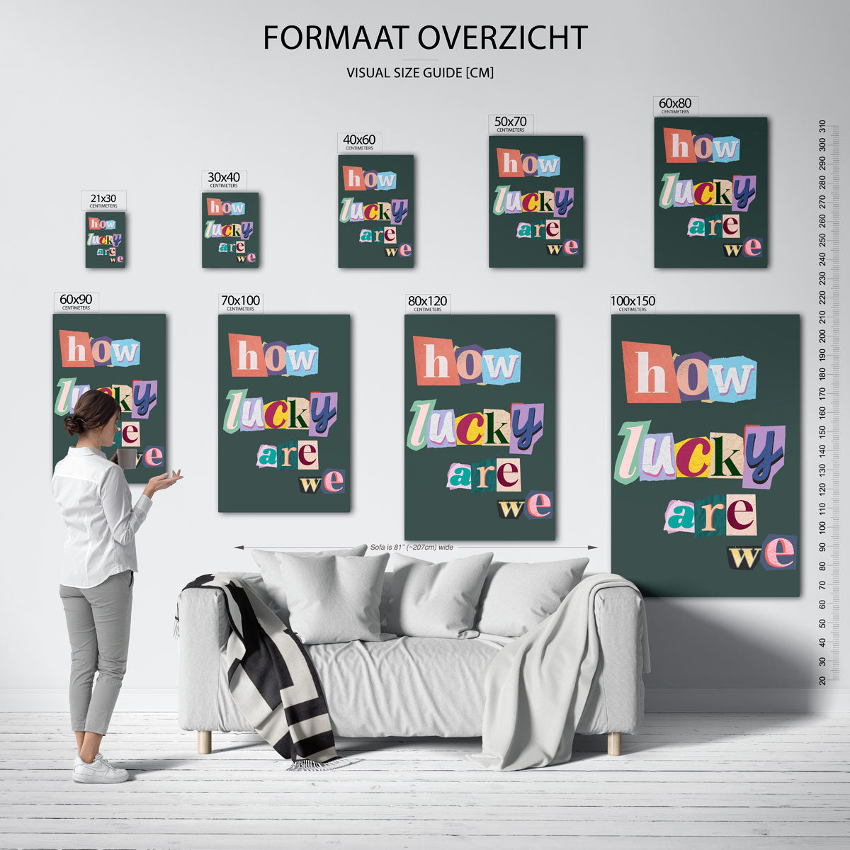 How lucky are we Poster