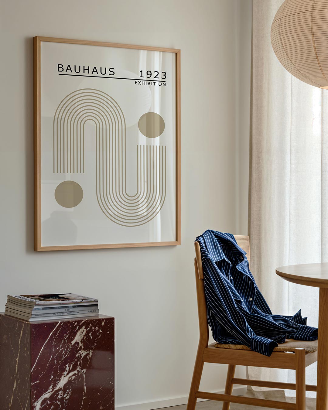 Lijnen en cirkels Poster