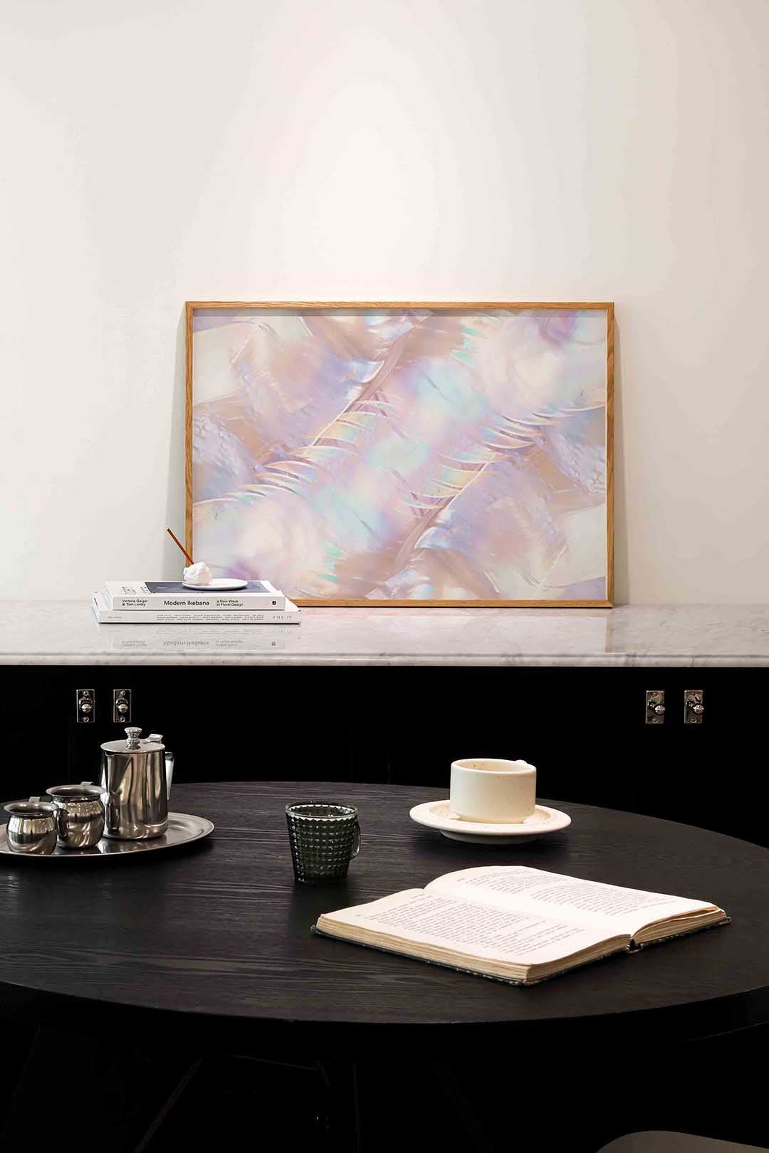 Pastel abstractie Poster