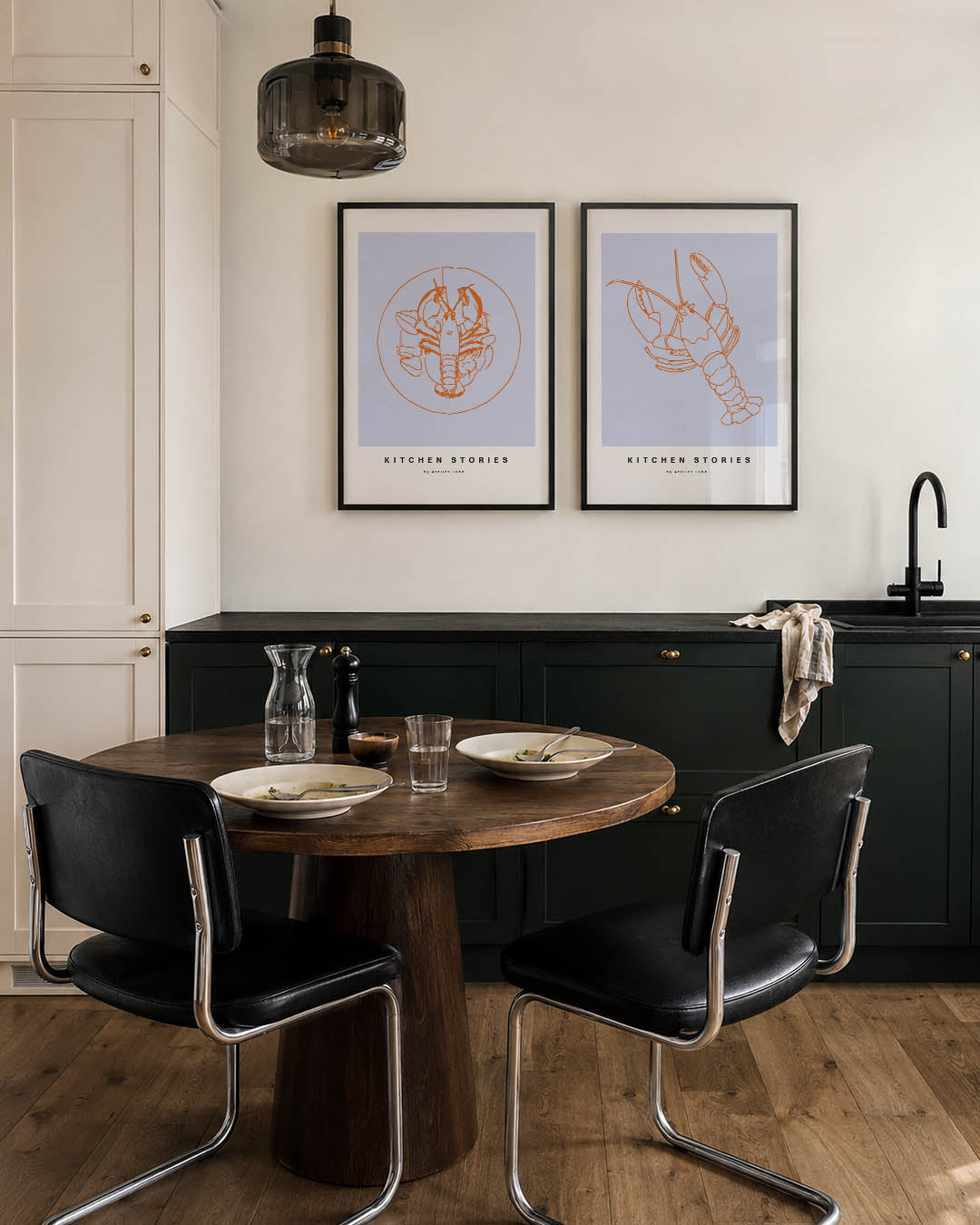 Kleur en lijnenspel Posterset