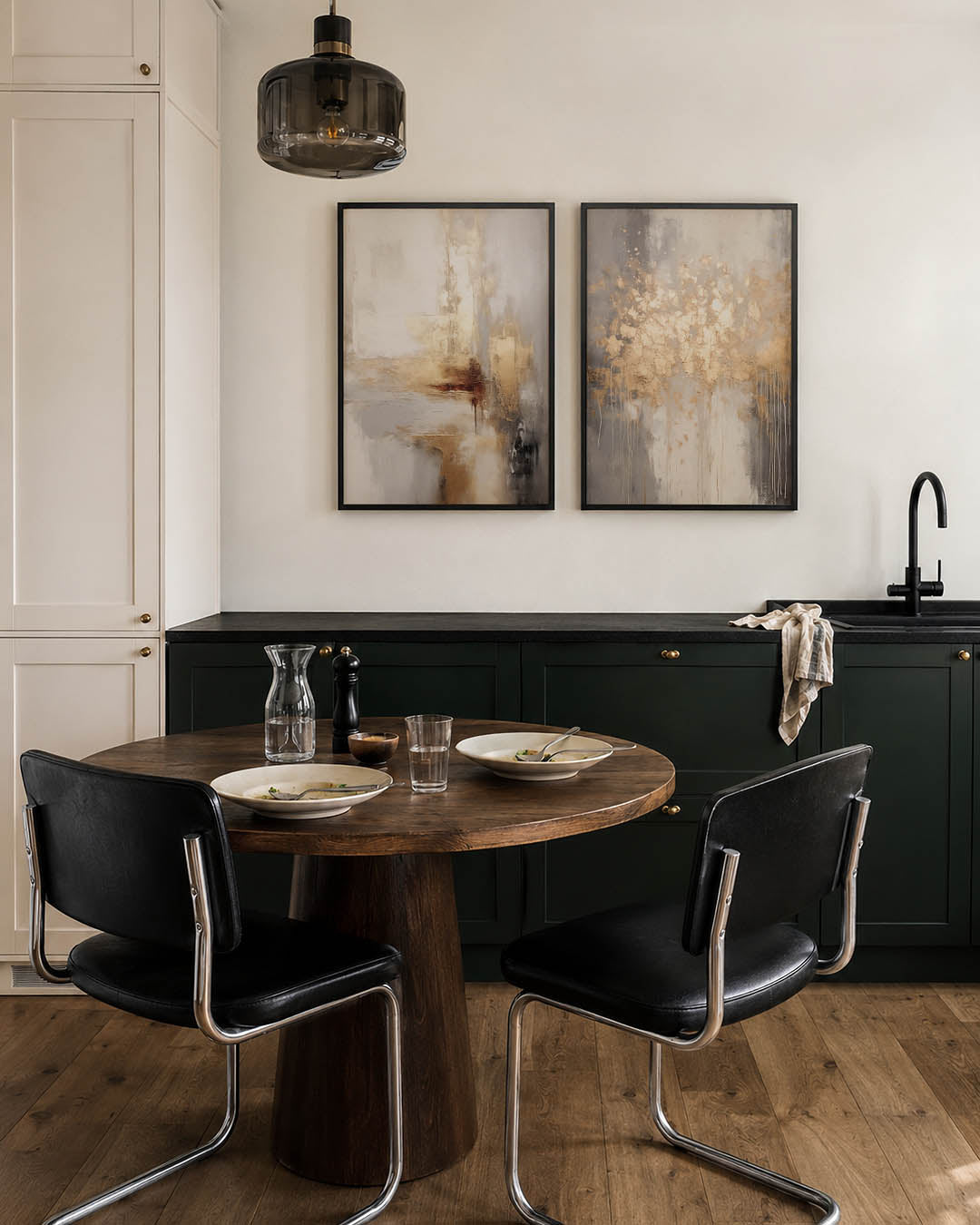 Gouden vervaging Posterset