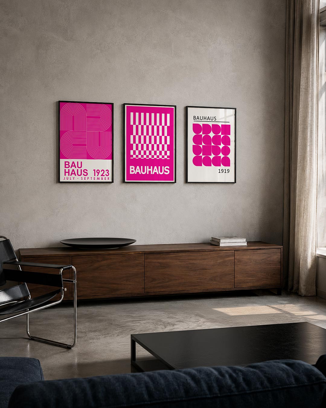 Lijnen en kleurvlakken Posterset