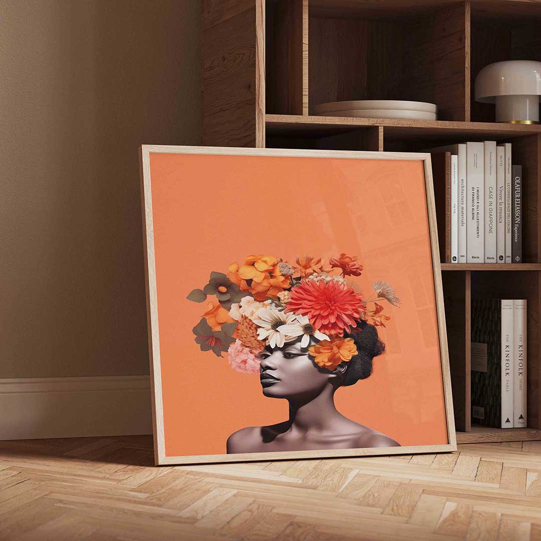 Bloemenhoofd Poster