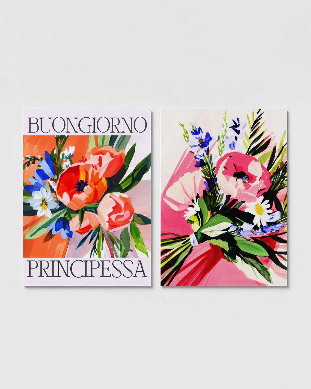 Bloemrijke kleurenpracht Posterset