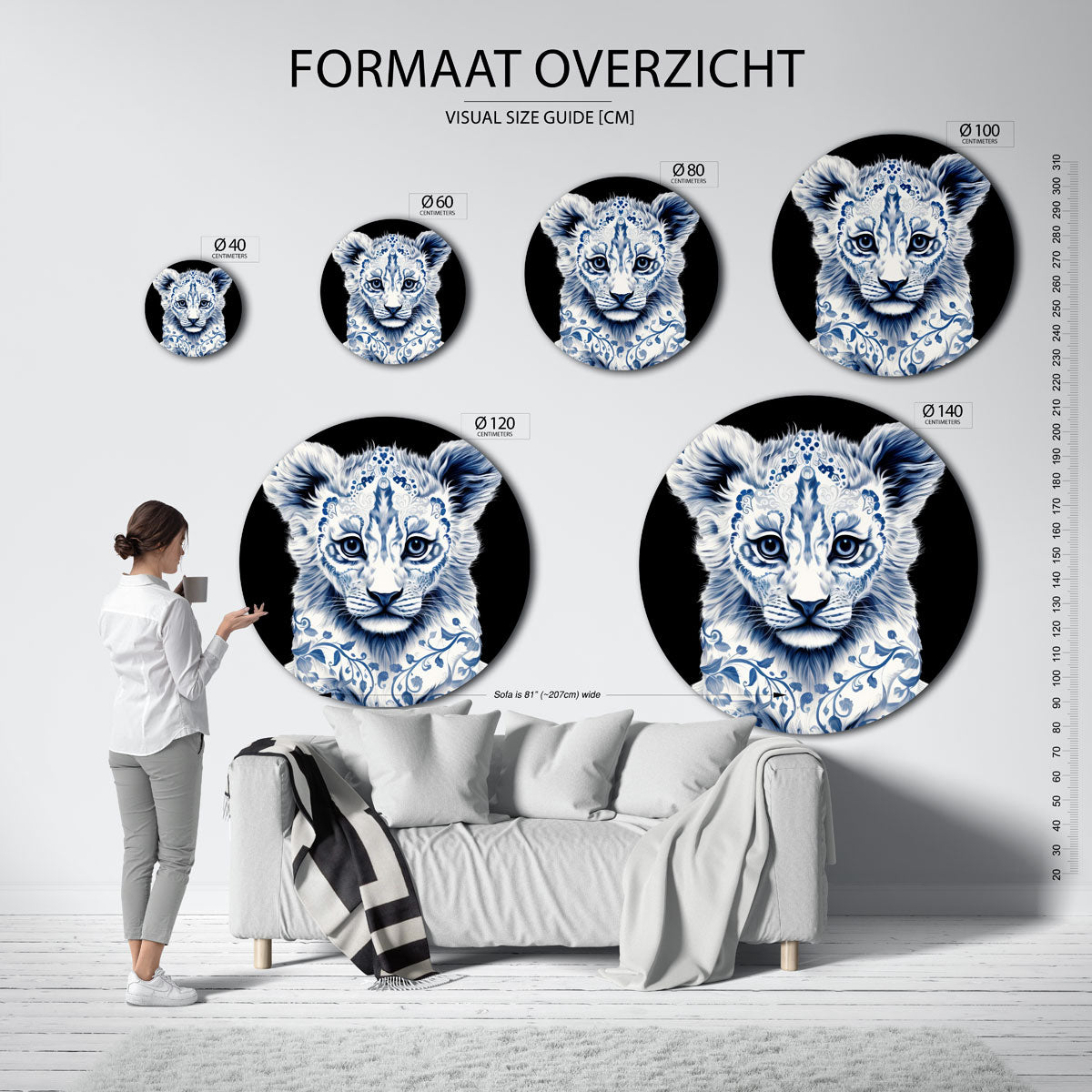 Leeuwenwelp Muurcirkel