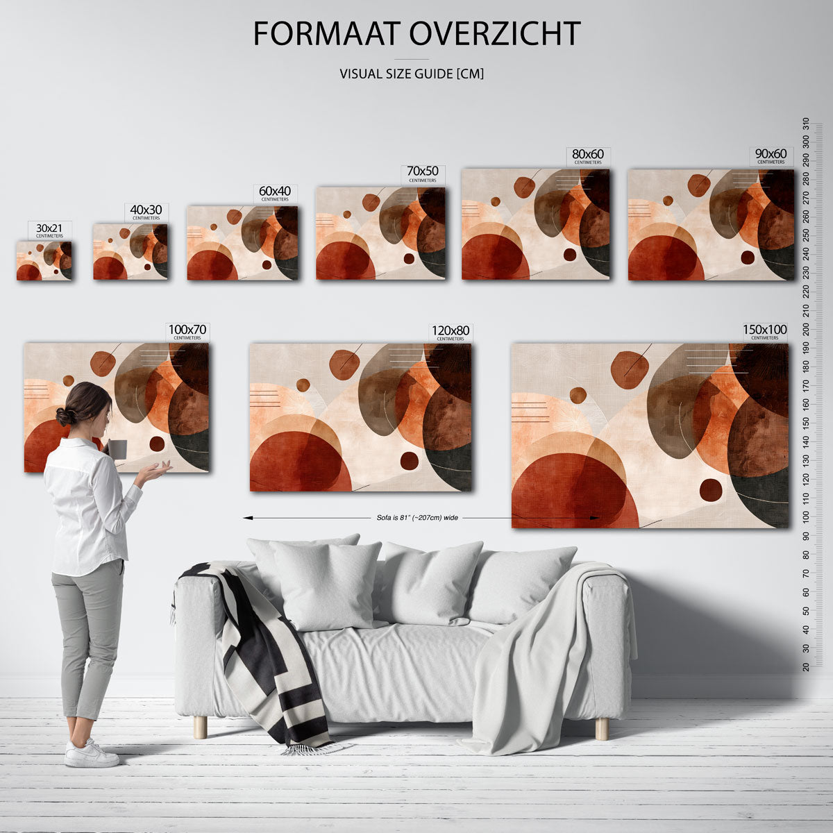 Abstracte vormen Poster