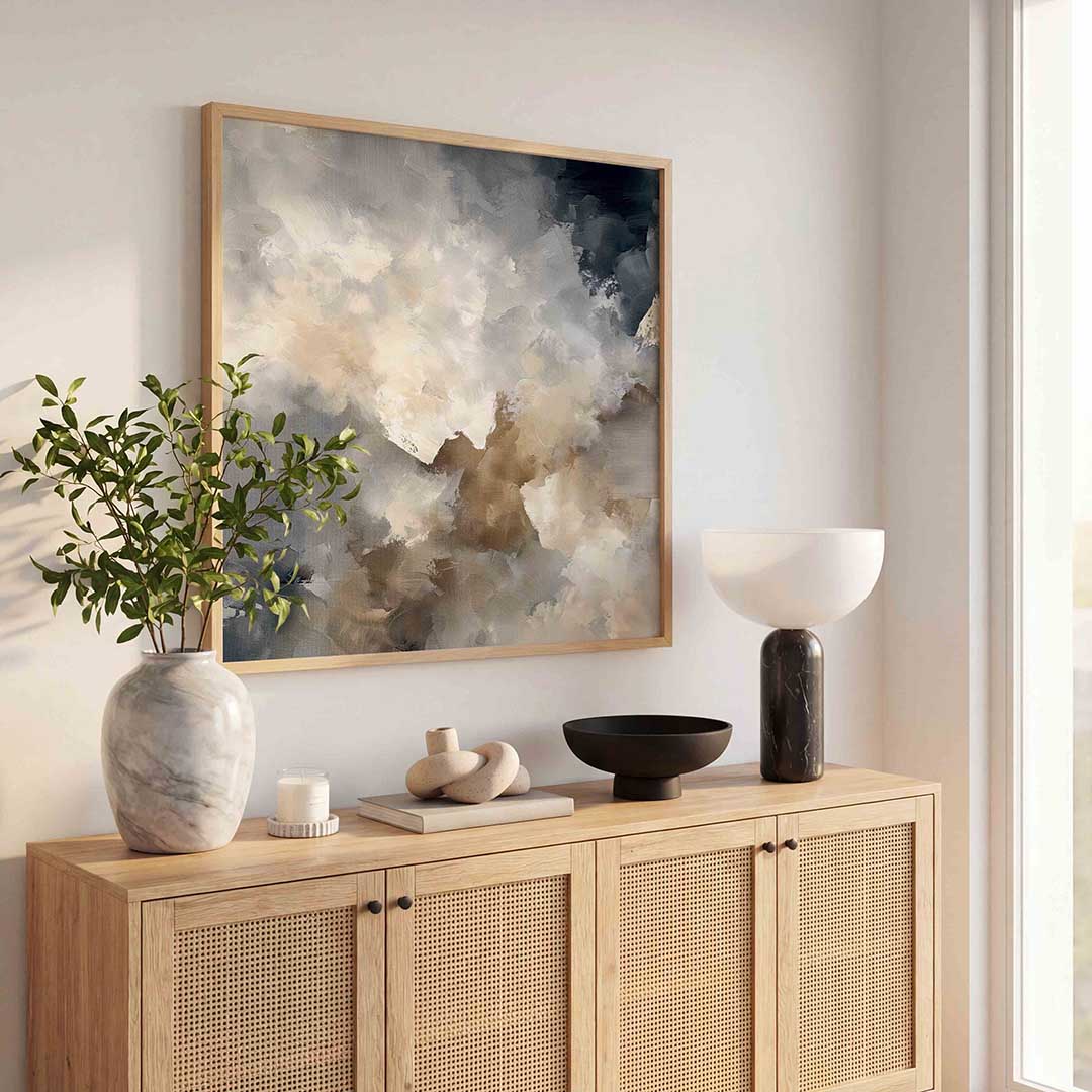 Abstracte wolken Poster