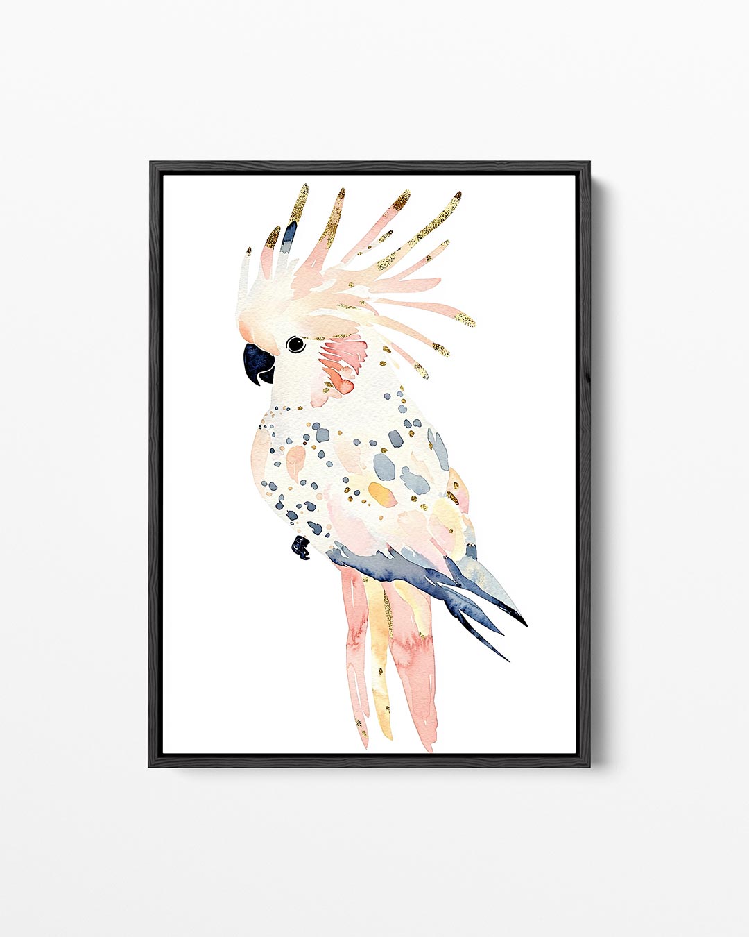 Vrolijke vogel illustratie Kunstwerk