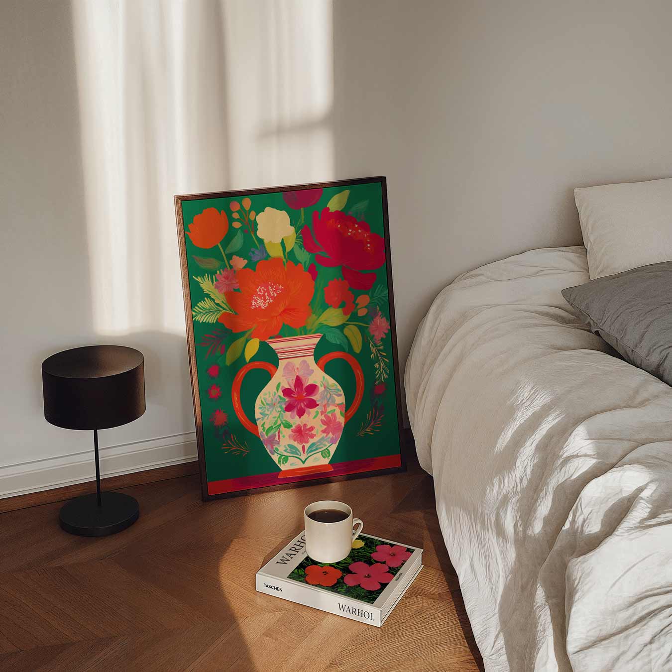 Bloemenpracht in Vaas Poster-WallArtistic