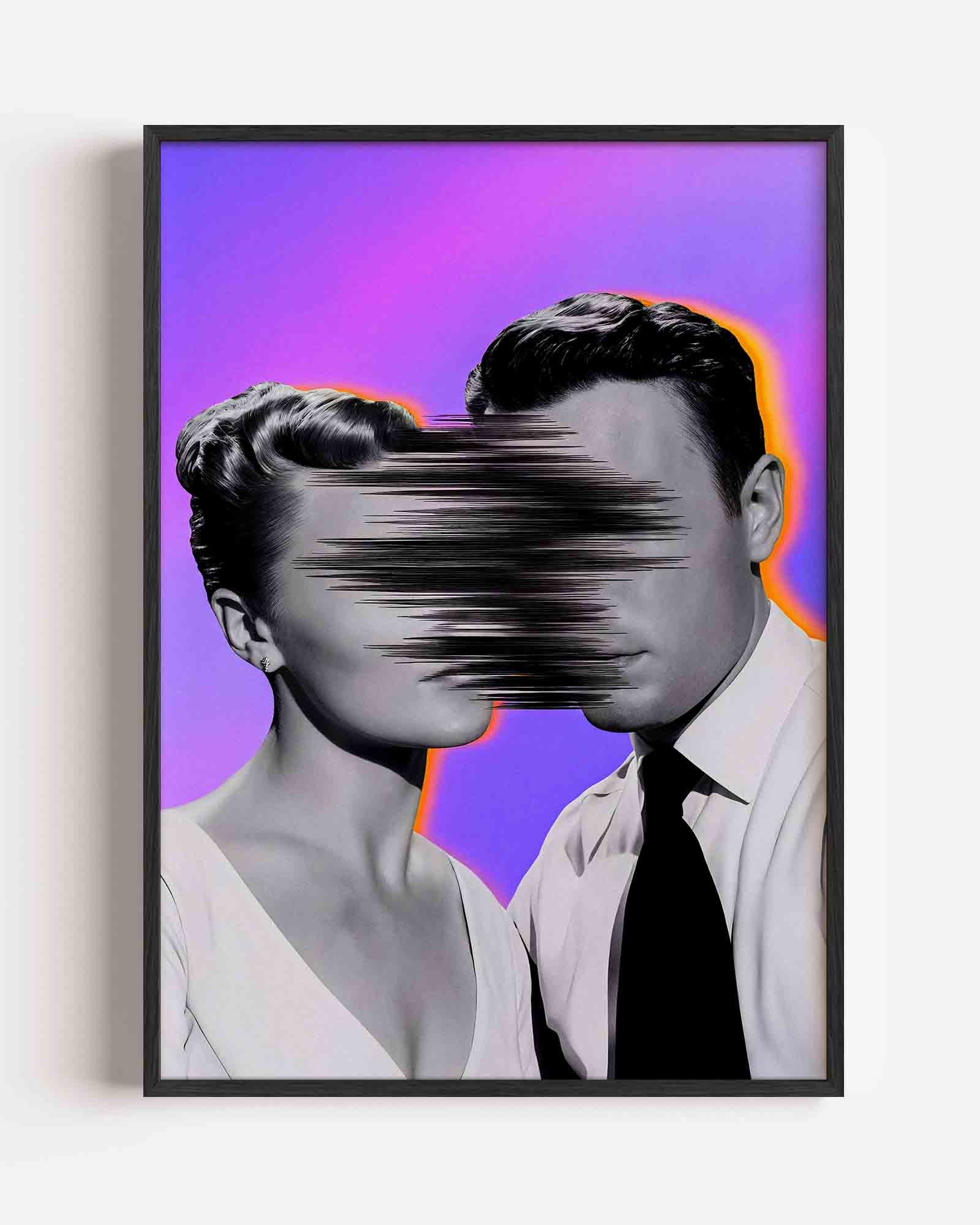 Geabstraheerd portret Poster