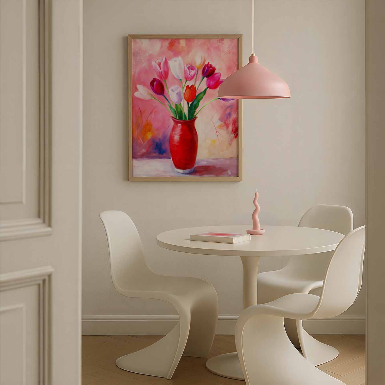 Vrolijke Tulpen Poster-WallArtistic
