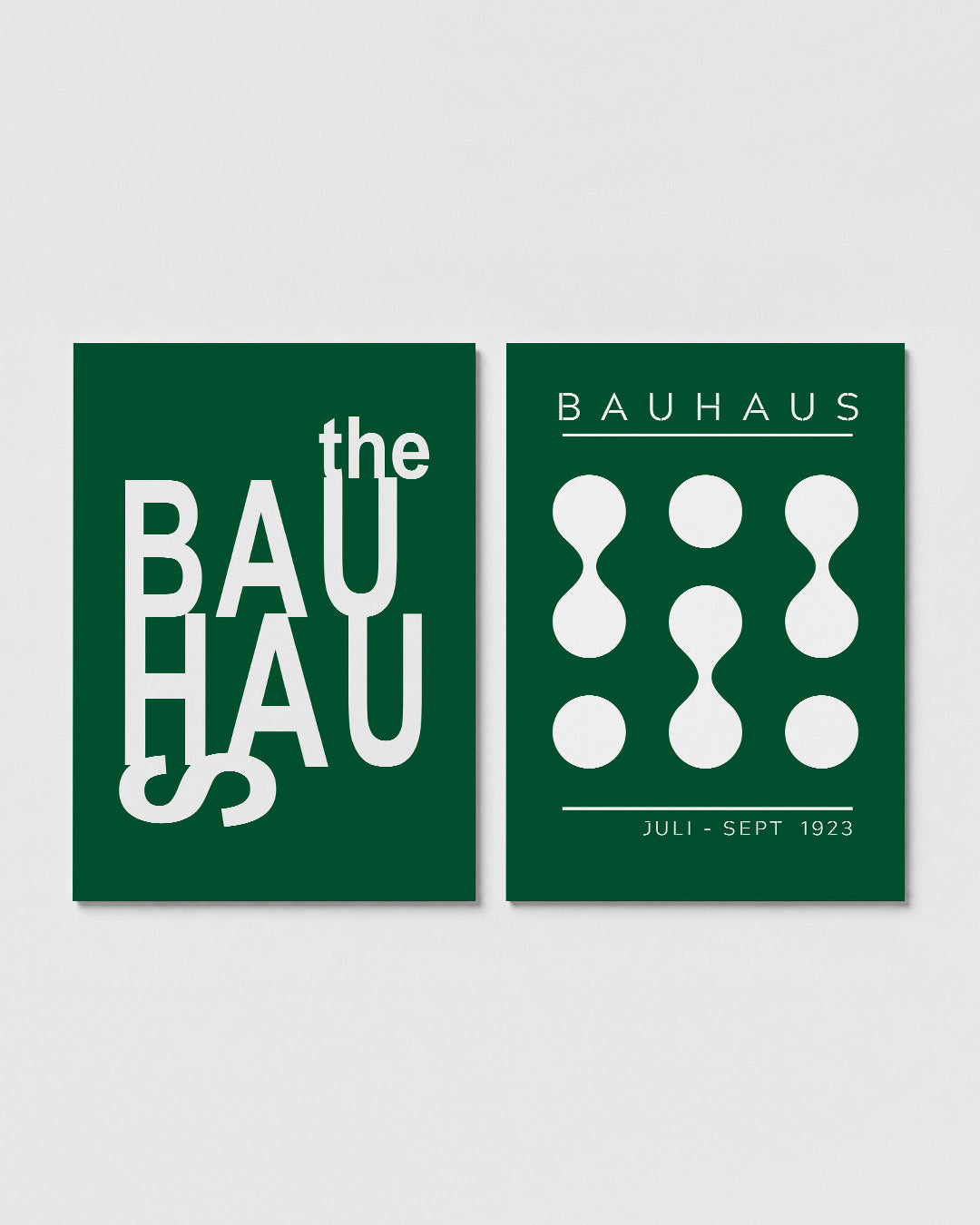 Typografische dynamiek Posterset