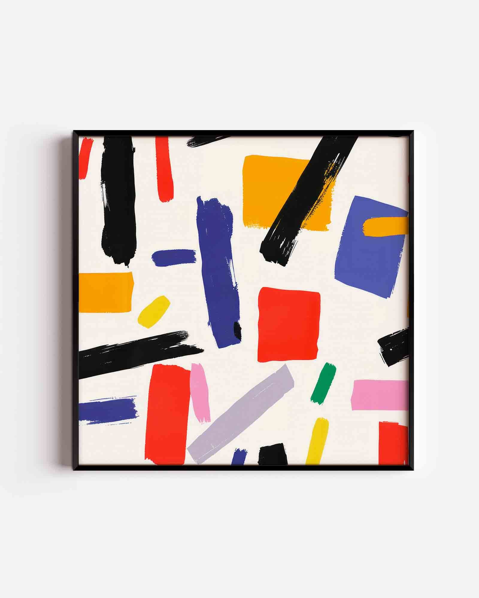 Abstracte vormen Poster