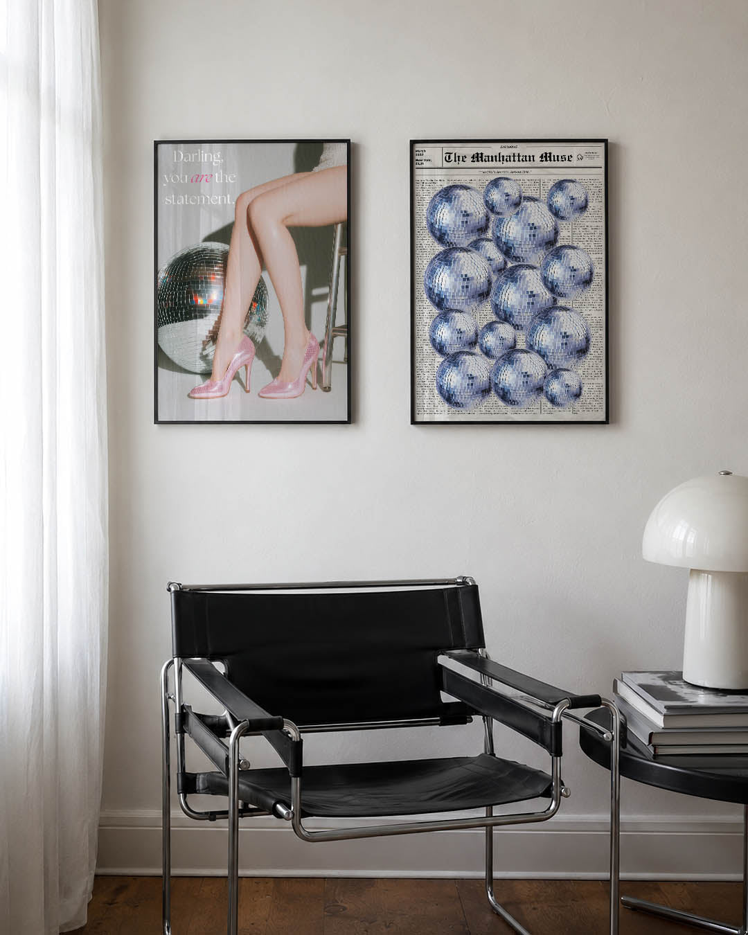 Glamour en reflectie Posterset