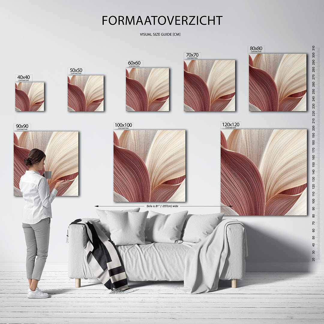Organische lijnen Kunstwerk