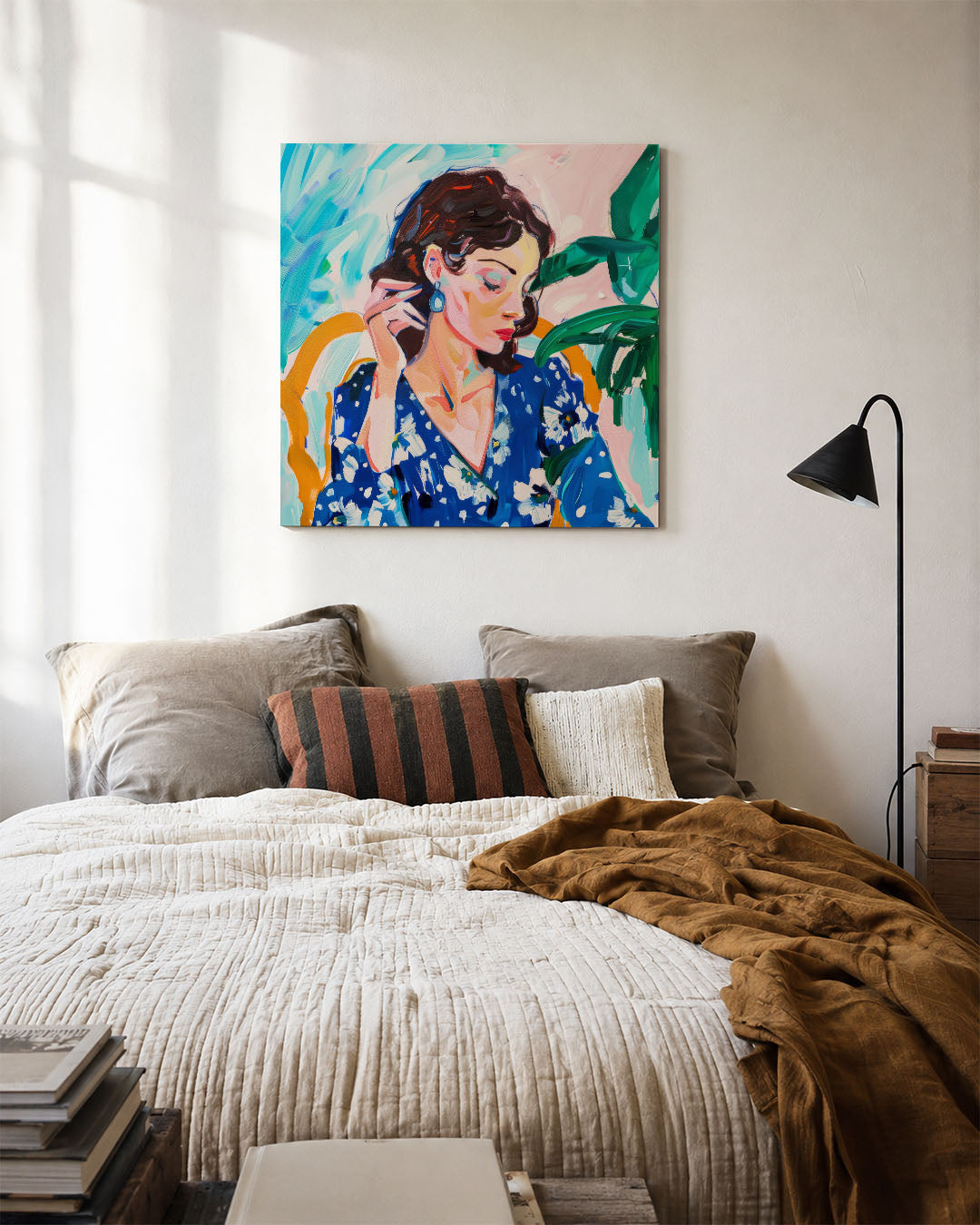 Vrouwelijk portret Kunstwerk