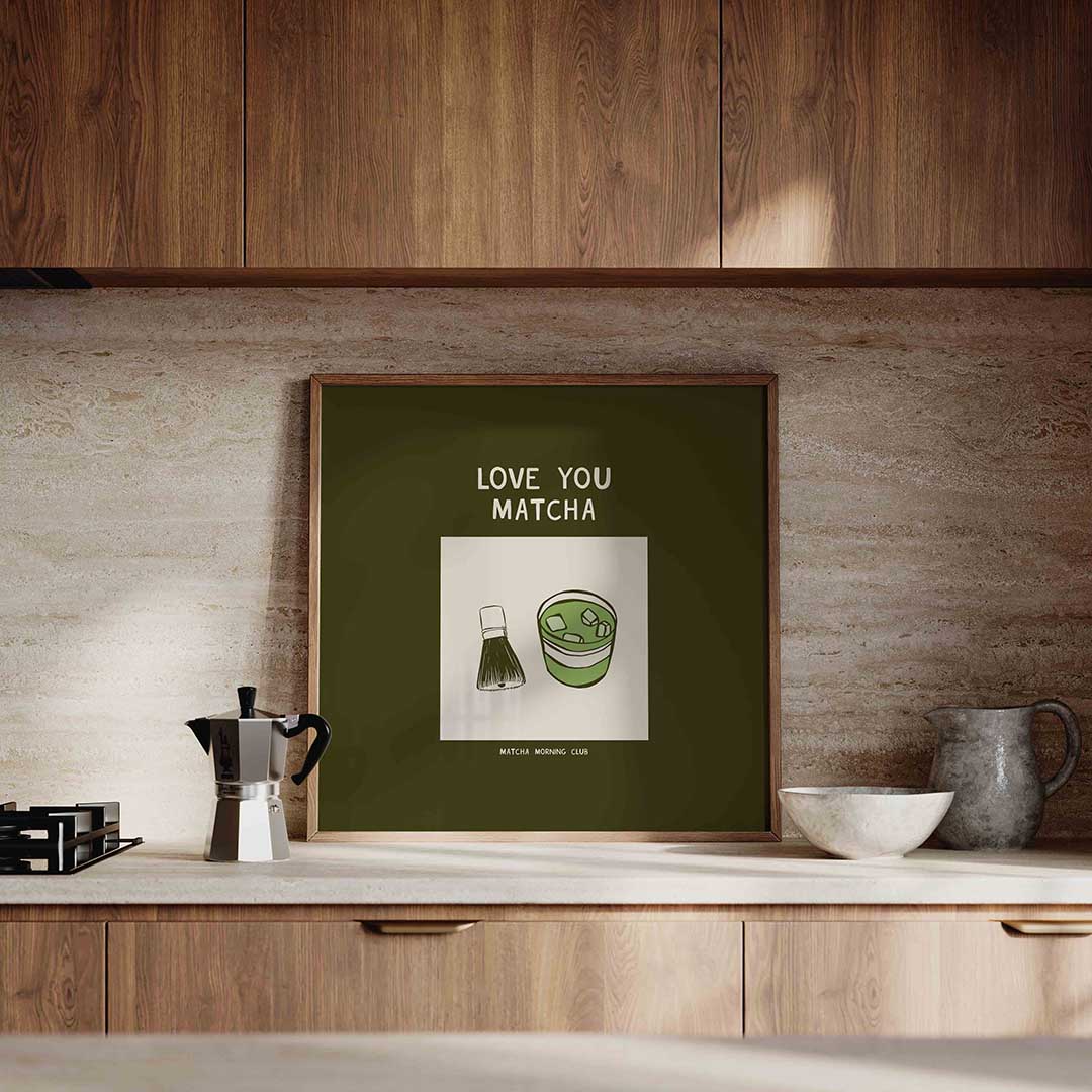 Love you matcha Poster