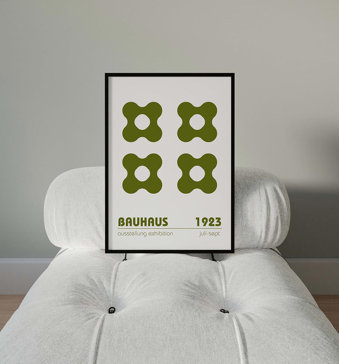 Vormritme en kleur Poster