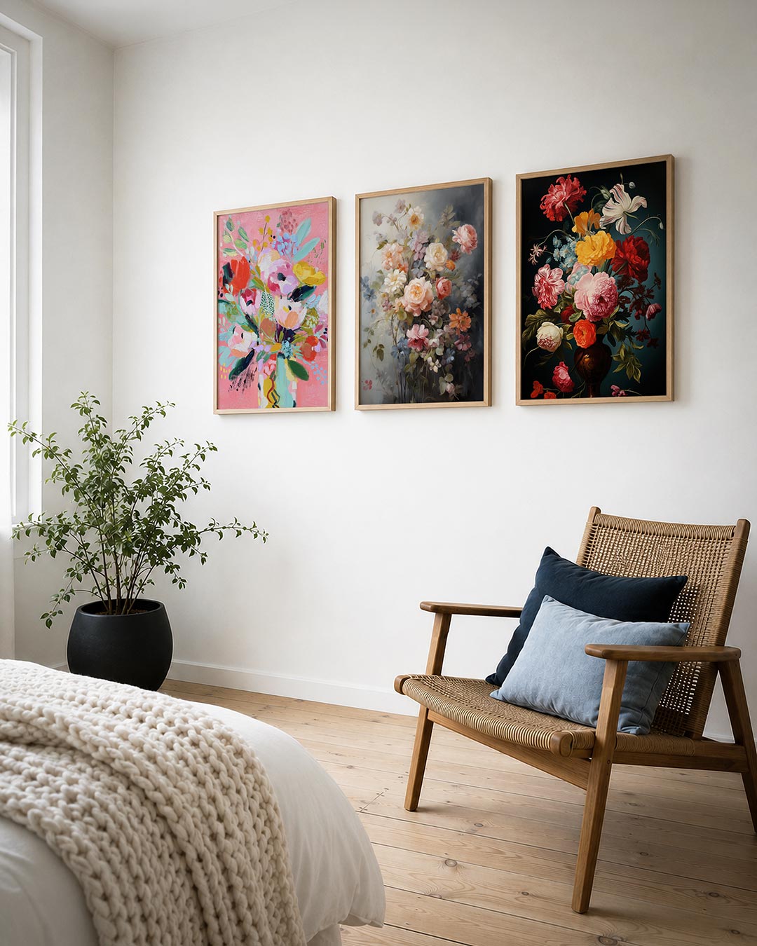 Bloemrijk kleurenspel Posterset