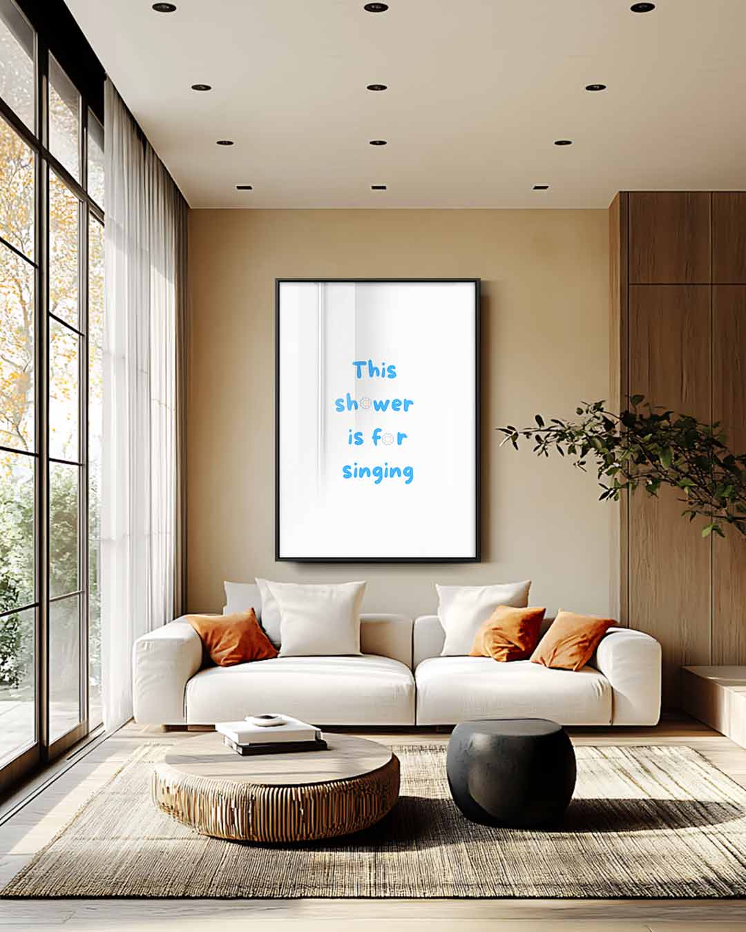 Inspirerende Doucheposter Kunstwerk-canvas-dibond-plexiglas-wanddecoratie-WallArtistic