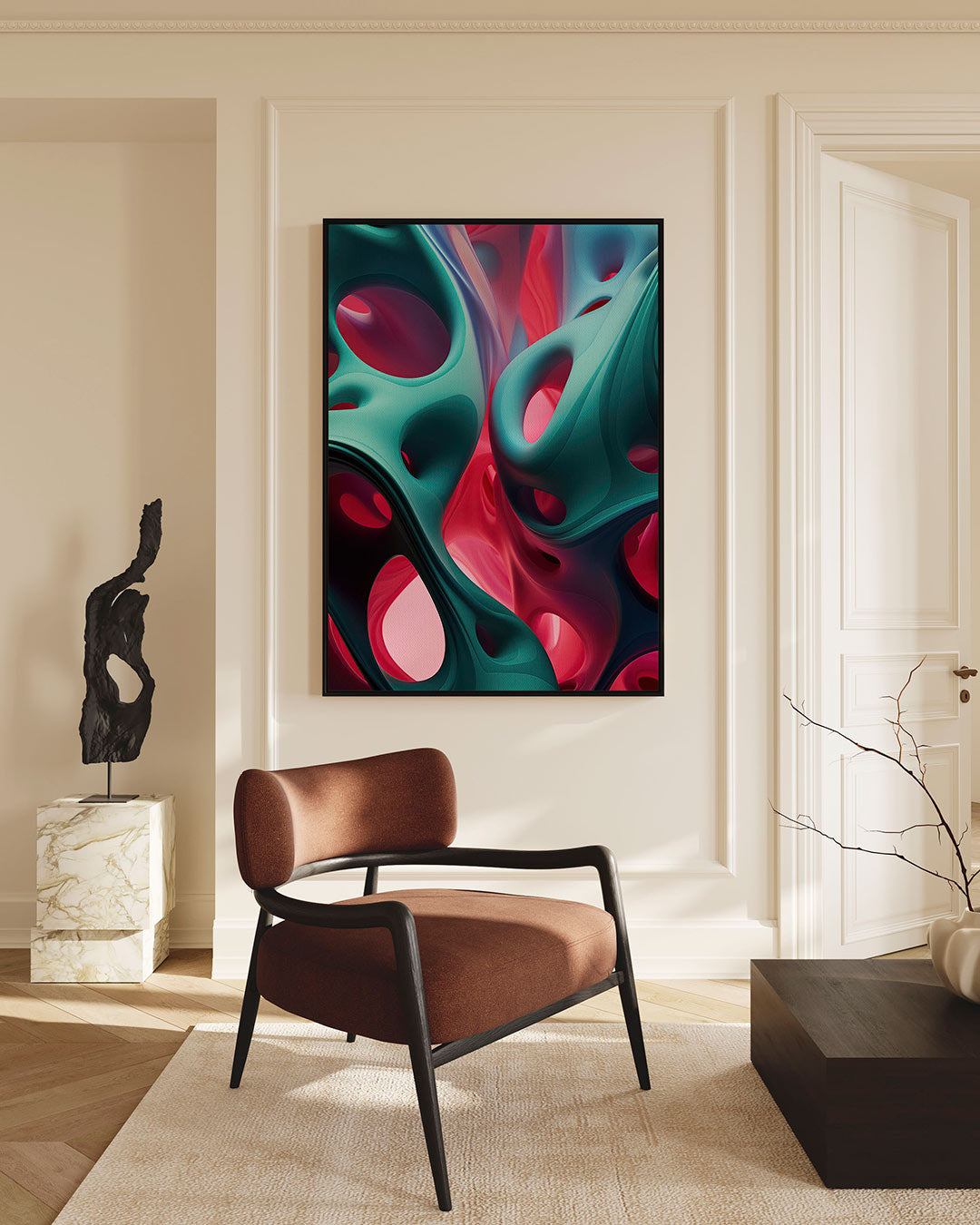 Organische vormen Kunstwerk