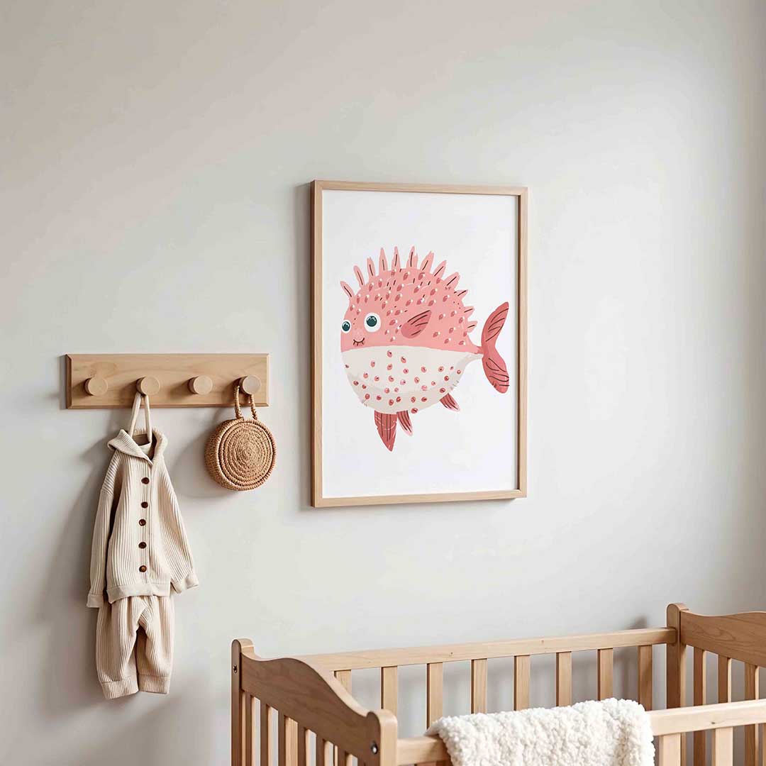 Roze vis Poster