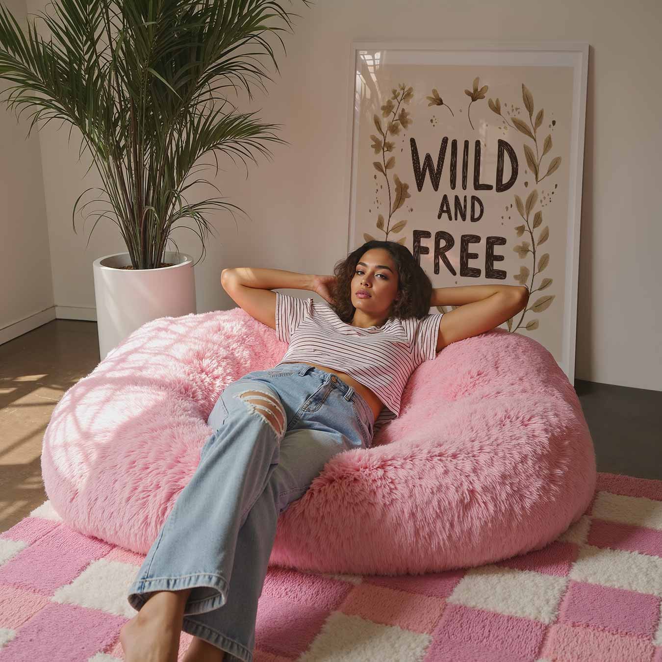 Wild and Free Boho Poster-WallArtistic