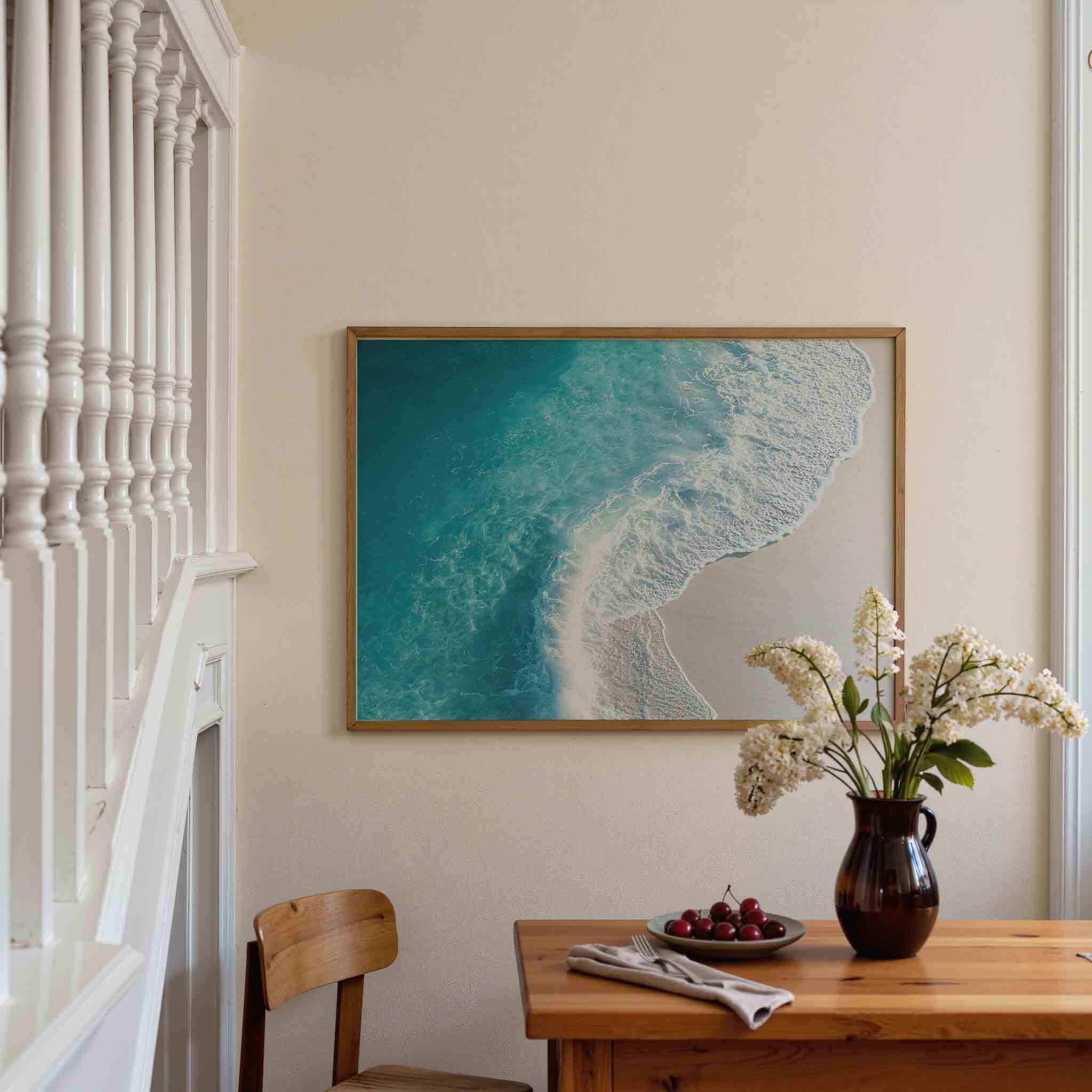 Zee en strand Poster