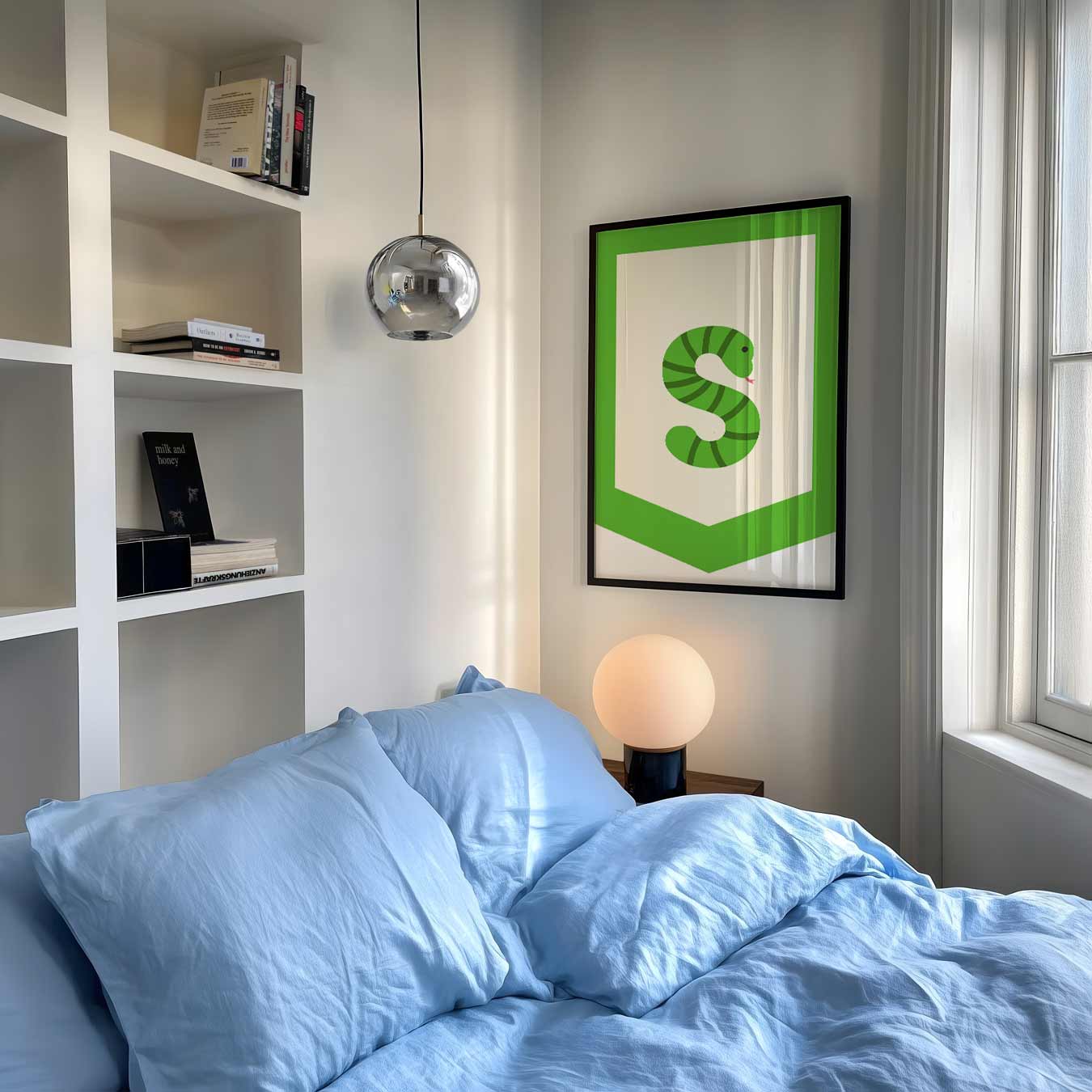 Slangenletter Poster-WallArtistic