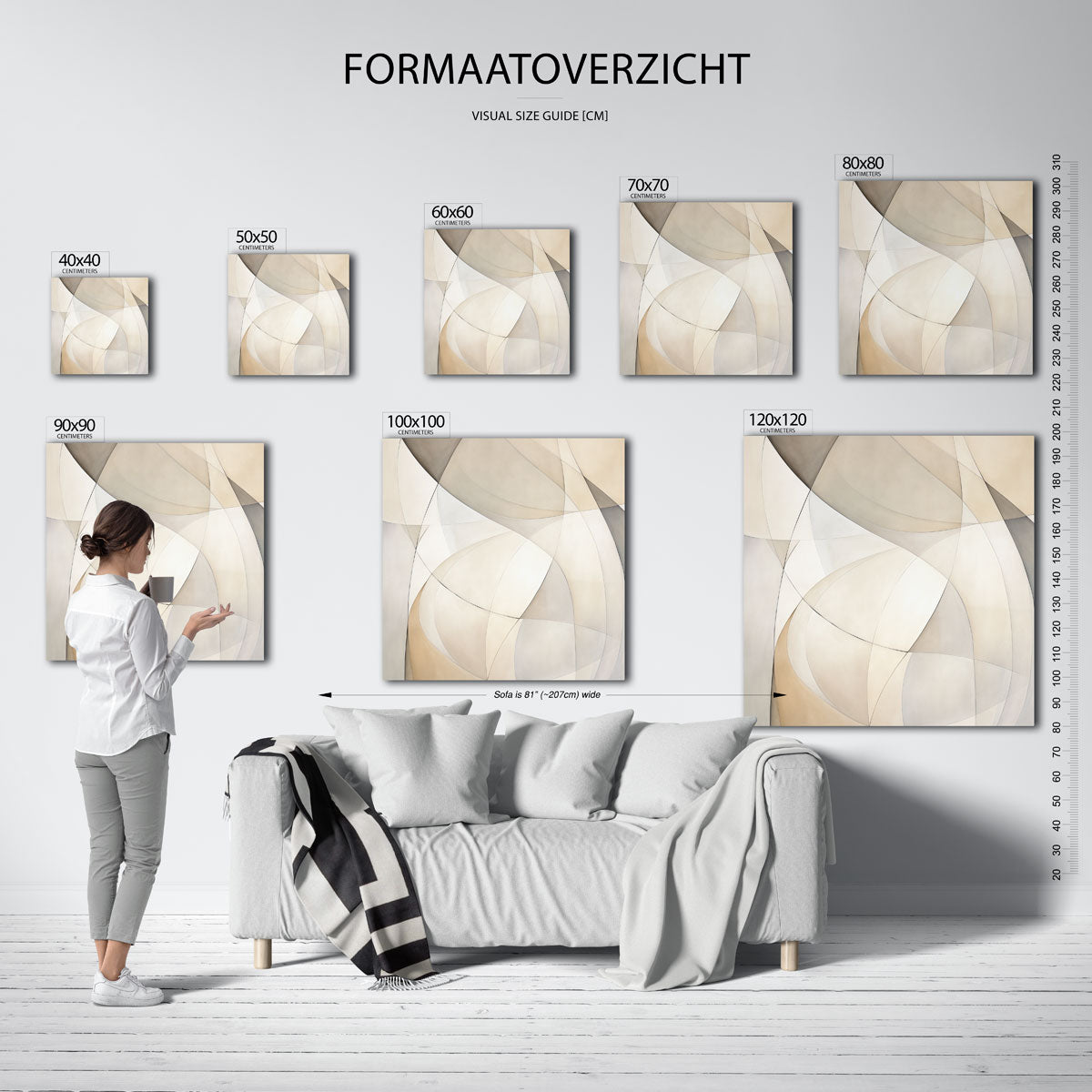 Abstracte vormen Poster