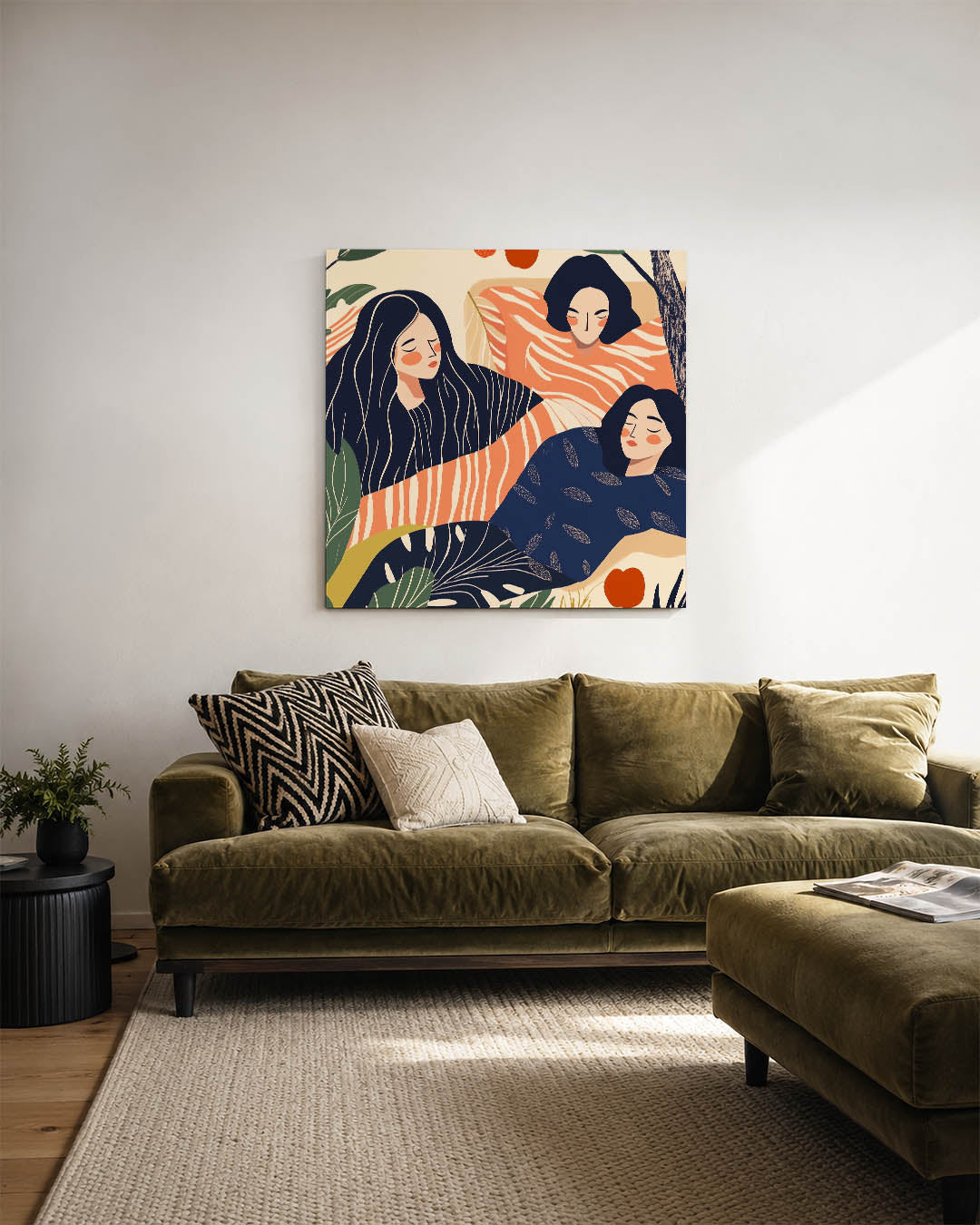 Dromerige figuren Kunstwerk