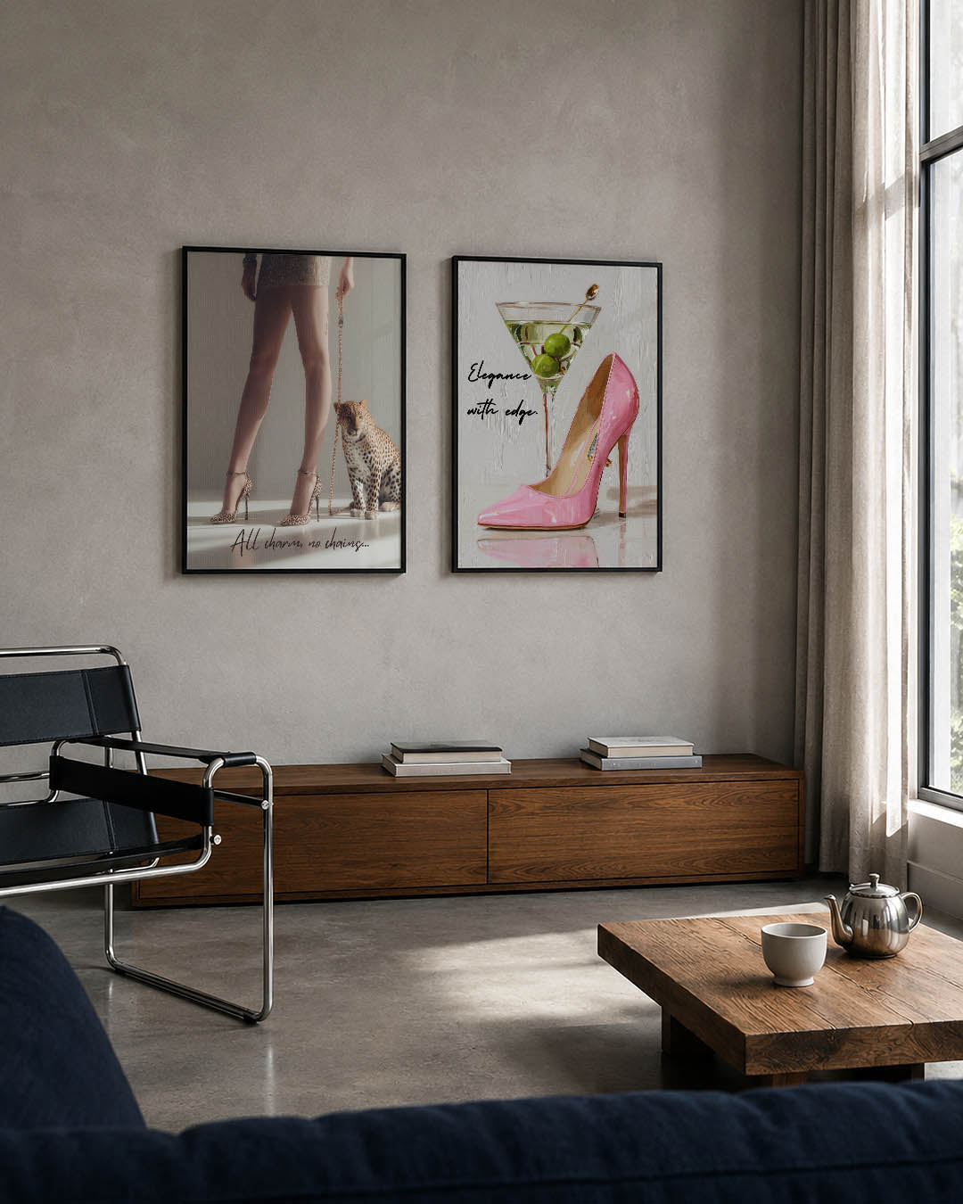 Elegante ontmoeting Posterset