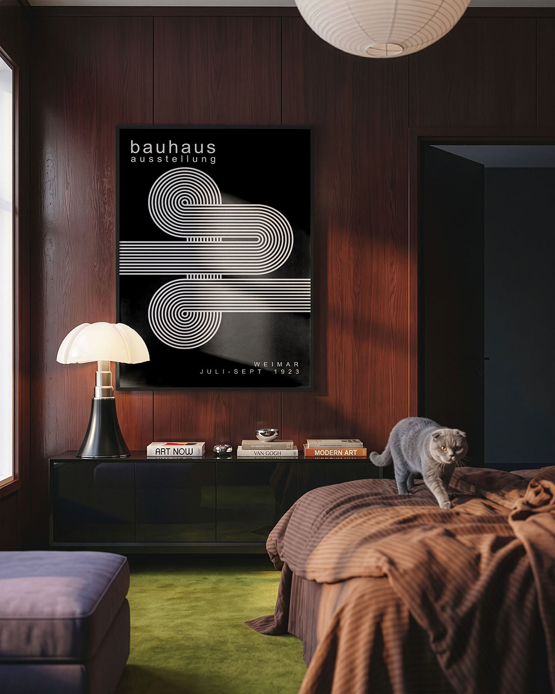Lijnen en vormen Poster