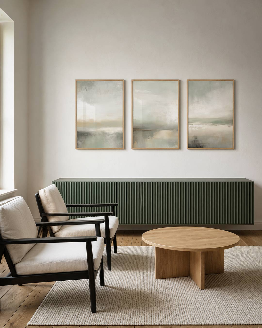 Zachte kleurvlakken Posterset