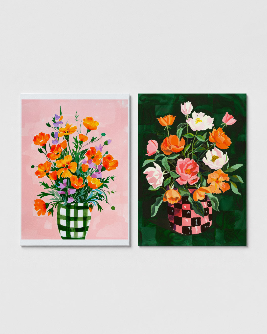 Bloemrijke levendigheid Posterset