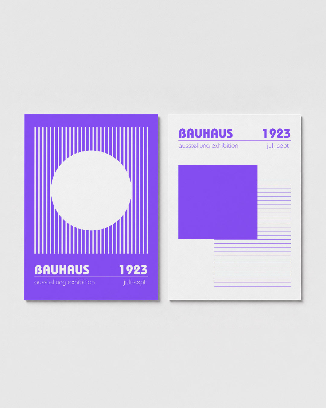 Lijnen en cirkel Posterset